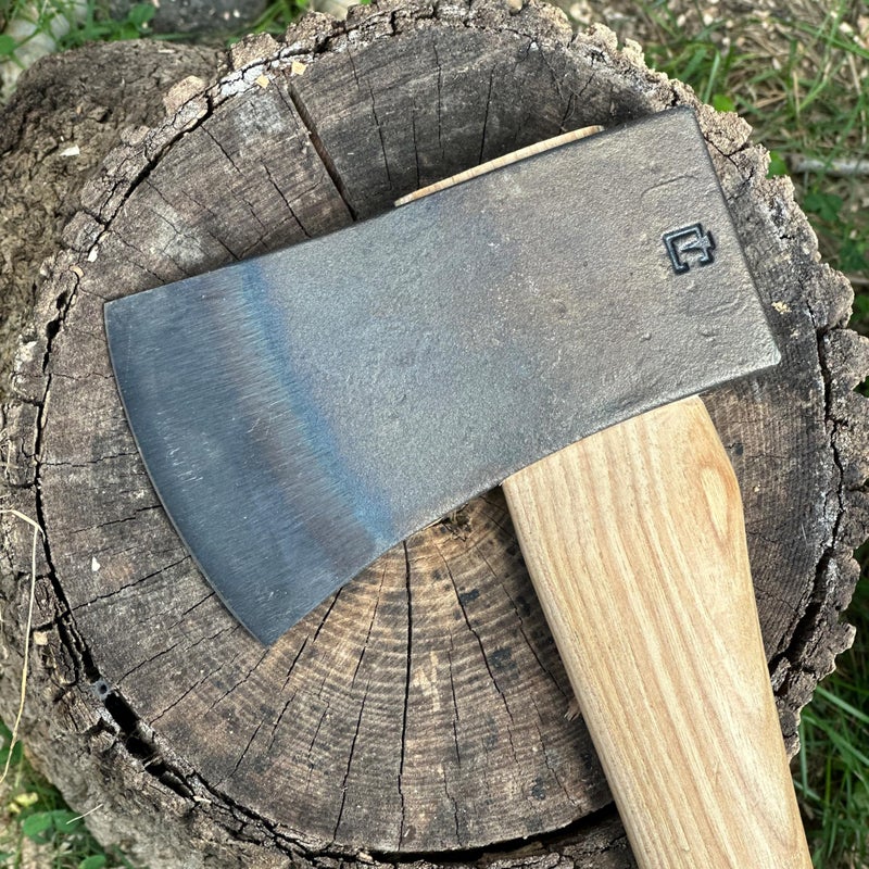 COUNCIL TOOL Boy's Axe - 2.25 lbs Dayton Pattern Axe with 24" Curved Hickory Handle & Drop Forged Steel Head - SU22B24C - Image 2